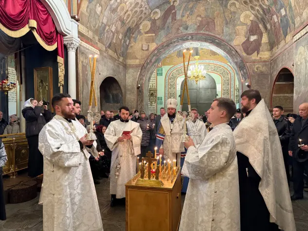 Панихида по погибшим сотрудникам внутренних дел